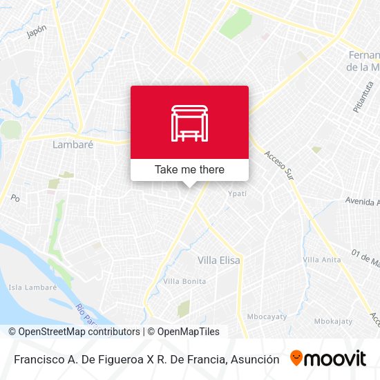 Mapa de Francisco A. De Figueroa  X R. De Francia