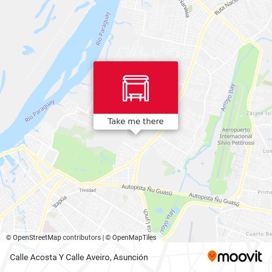 Mapa de Calle Acosta Y Calle Aveiro
