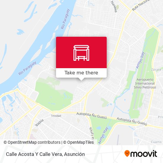 Mapa de Calle Acosta Y Calle Vera
