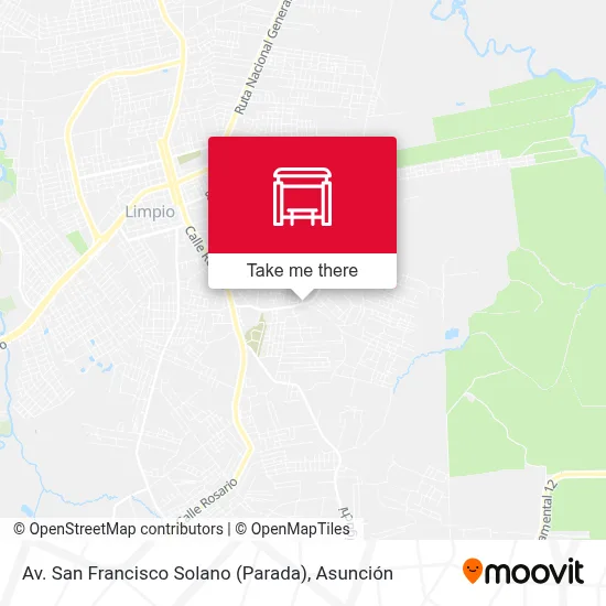Mapa de Av. San Francisco Solano (Parada)