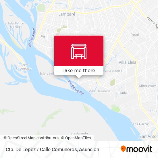 Mapa de Cta. De López / Calle Comuneros