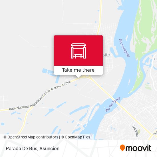 Mapa de Parada De Bus
