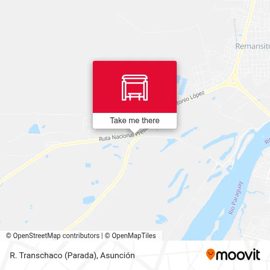 R. Transchaco (Parada) map