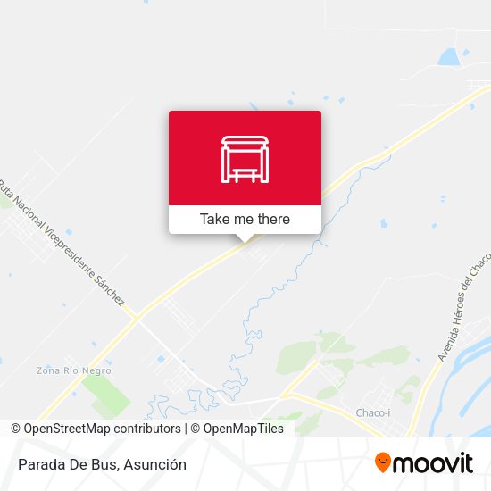 Mapa de Parada De Bus
