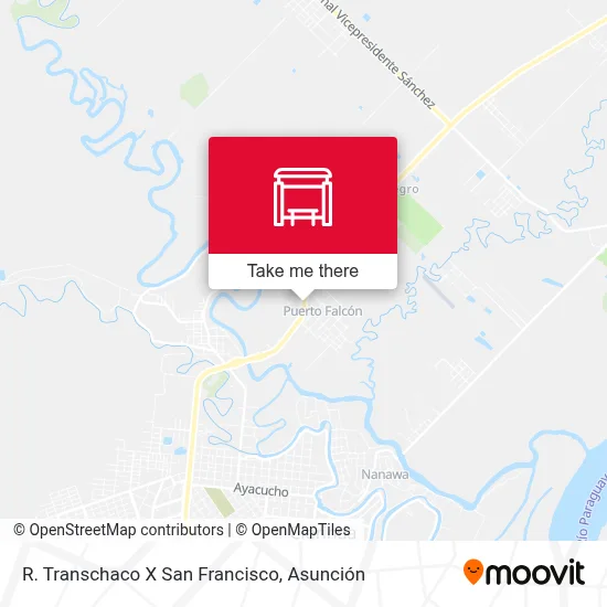 R. Transchaco X San Francisco map
