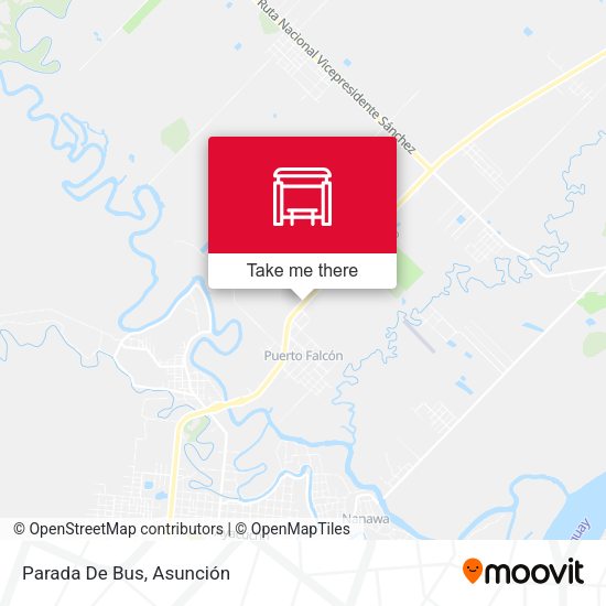 Mapa de Parada De Bus