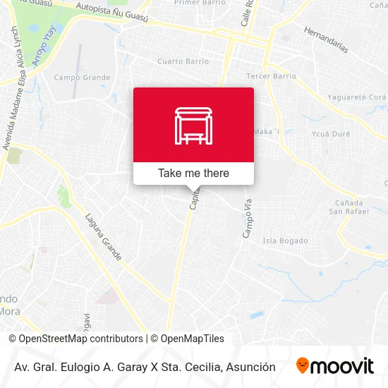 Mapa de Av. Gral. Eulogio A. Garay X Sta. Cecilia
