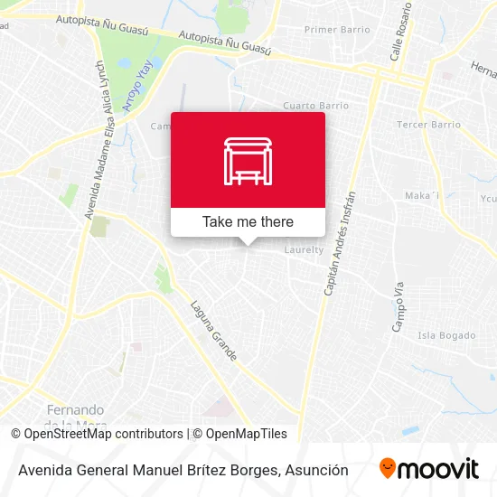 Avenida General Manuel Brítez Borges map