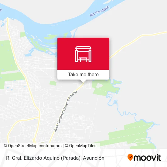 R. Gral. Elizardo Aquino (Parada) map