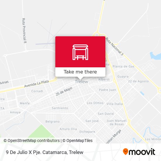 9 De Julio X Pje. Catamarca map