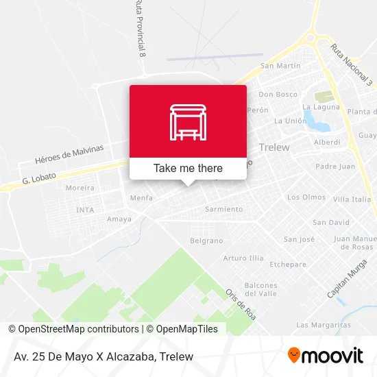 Mapa de Av. 25 De Mayo X Alcazaba
