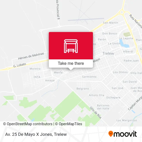 Mapa de Av. 25 De Mayo X Jones
