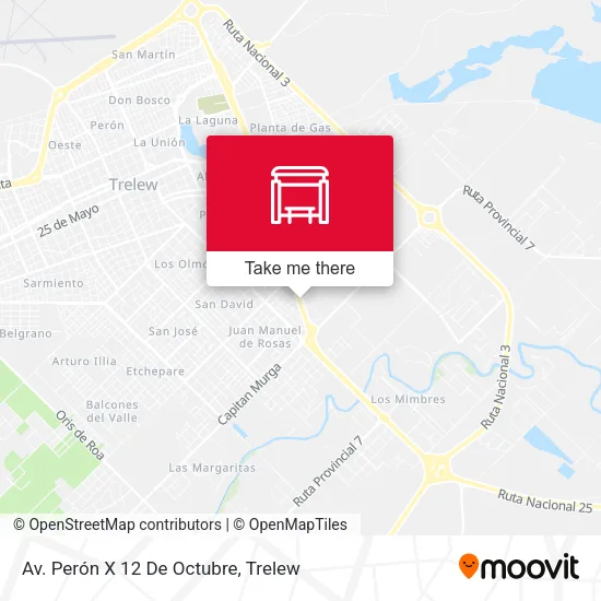 Mapa de Av. Perón X 12 De Octubre
