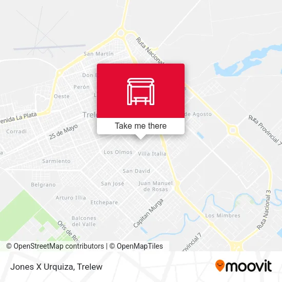 Jones X Urquiza map