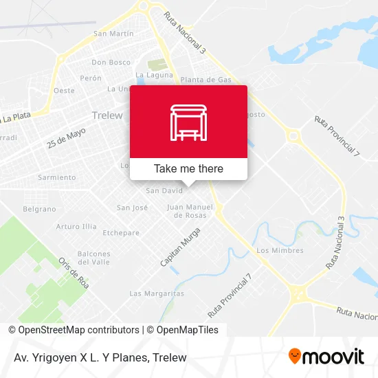 Mapa de Av. Yrigoyen X L. Y Planes