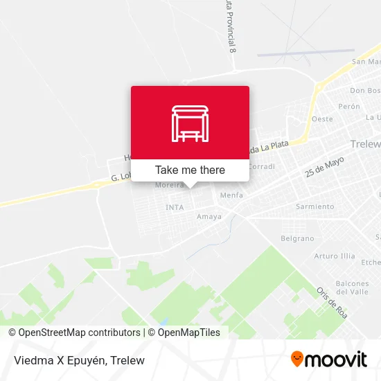 Mapa de Viedma X Epuyén