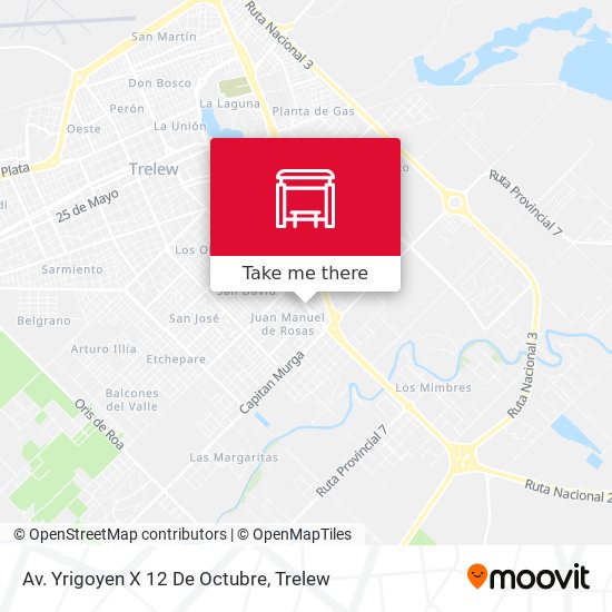 Mapa de Av. Yrigoyen X 12 De Octubre