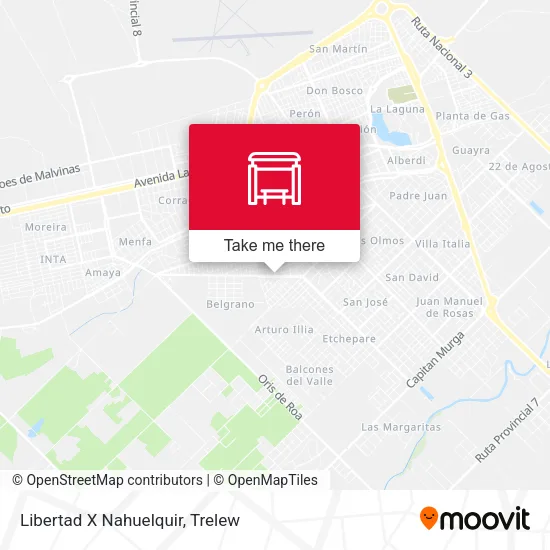 Mapa de Libertad X Nahuelquir