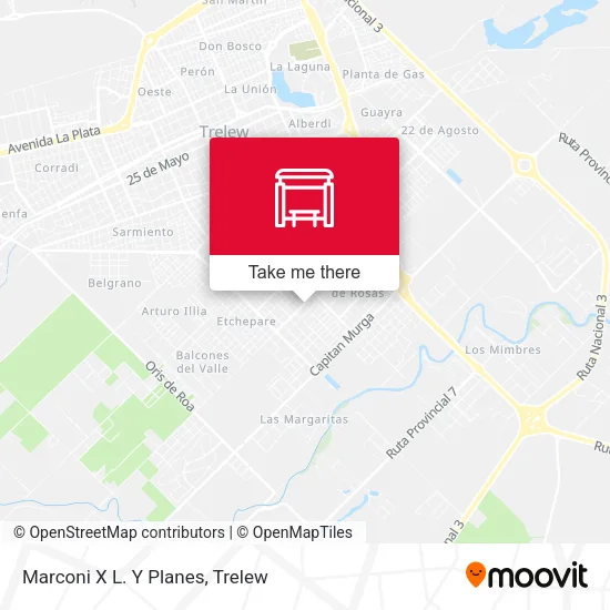 Marconi X L. Y Planes map