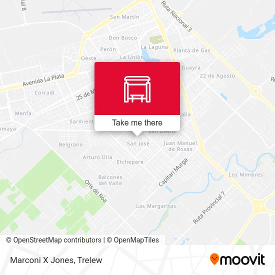 Marconi X Jones map