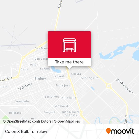 Colón X Balbín map