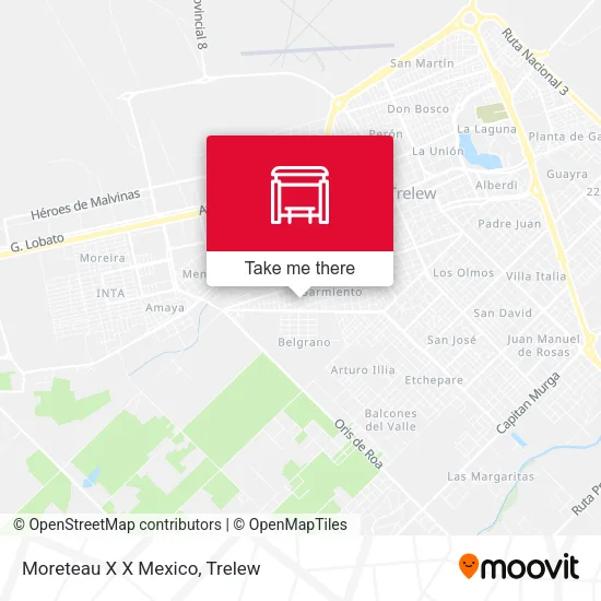 Moreteau X  X Mexico map