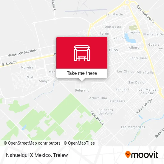 Mapa de Nahuelqui X Mexico