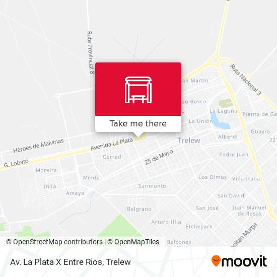 Mapa de Av. La Plata X Entre Rios