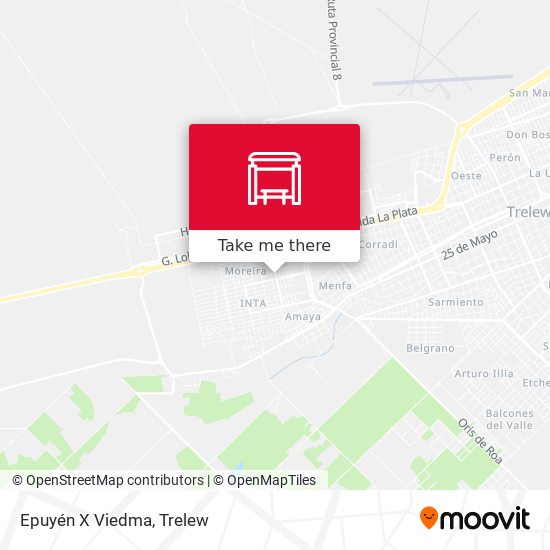 Mapa de Epuyén X Viedma