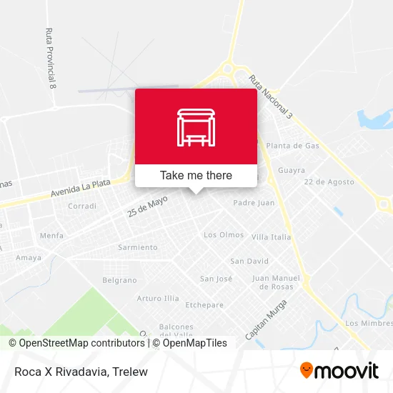 Mapa de Roca X Rivadavia