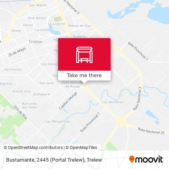 Bustamante, 2445 (Portal Trelew) map