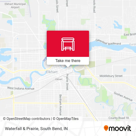 Waterfall & Prairie map