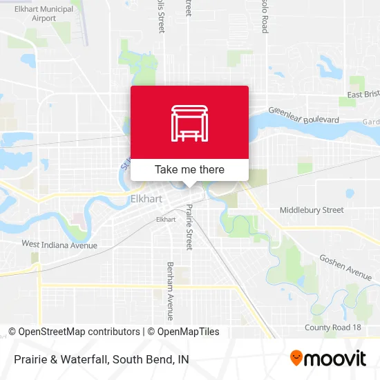 Prairie & Waterfall map