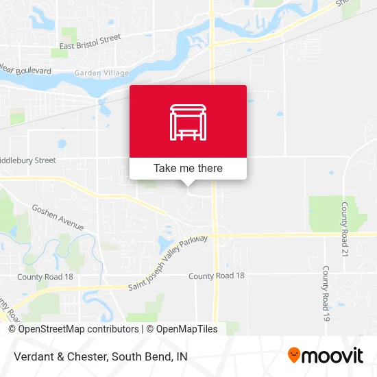 Verdant & Chester map