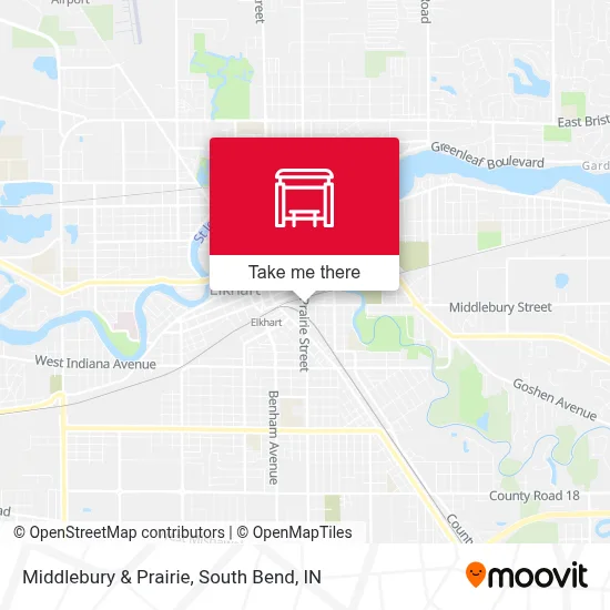Middlebury & Prairie map