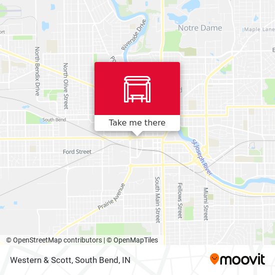 Western & Scott map