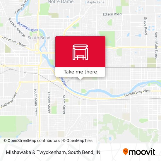 Mapa de Mishawaka & Twyckenham