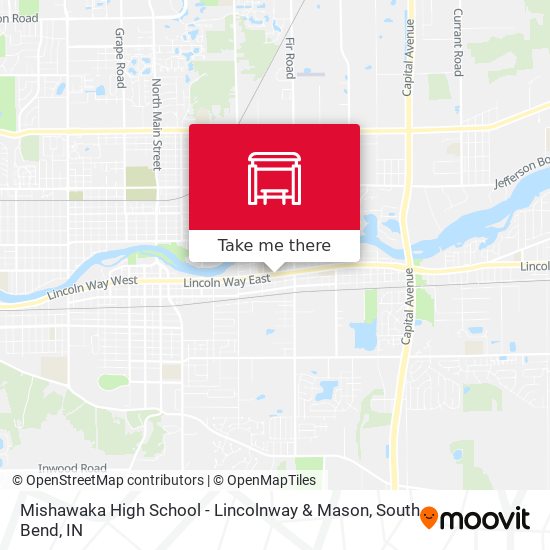 Mapa de Mishawaka High School - Lincolnway & Mason