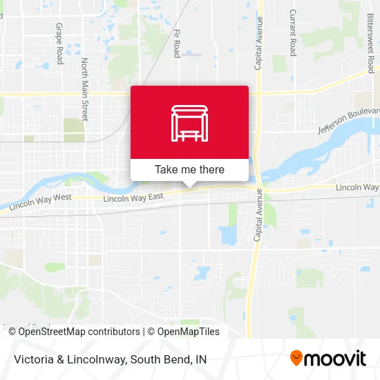 Victoria & Lincolnway map