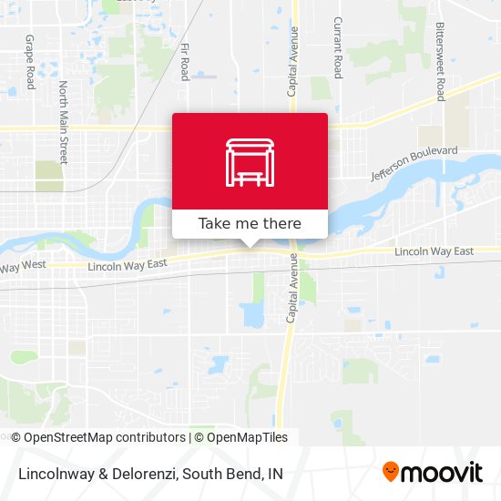 Lincolnway & Delorenzi map