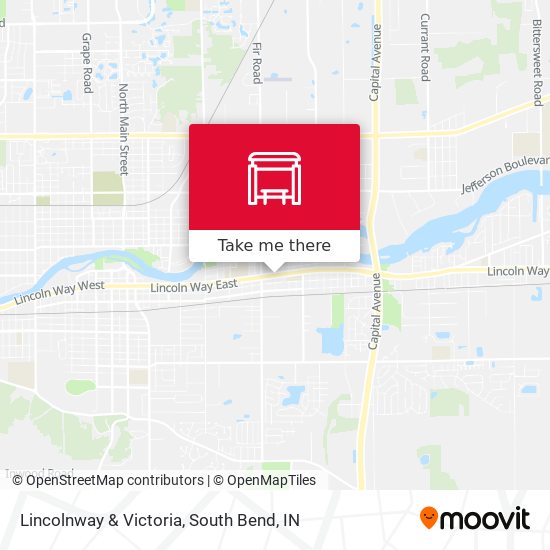Lincolnway & Victoria map