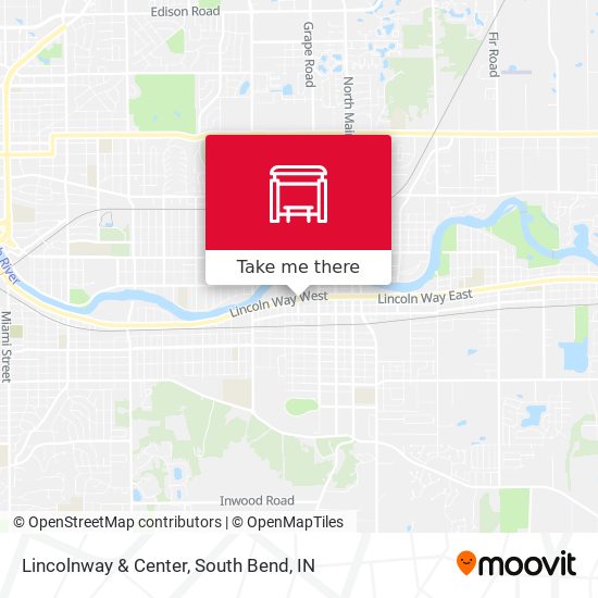 Lincolnway & Center map