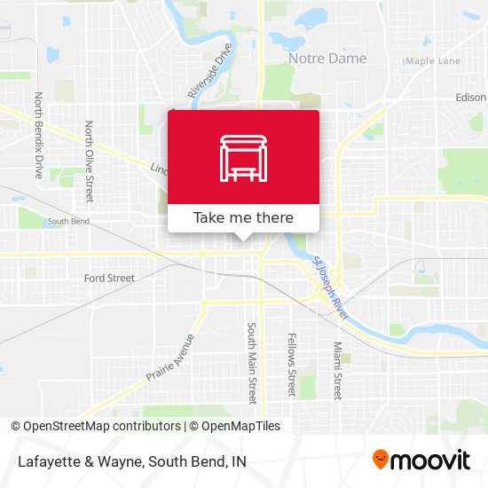Mapa de Lafayette & Wayne