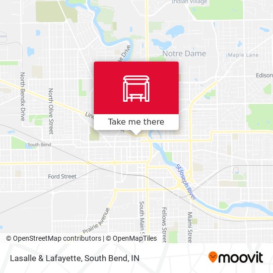 Lasalle & Lafayette map