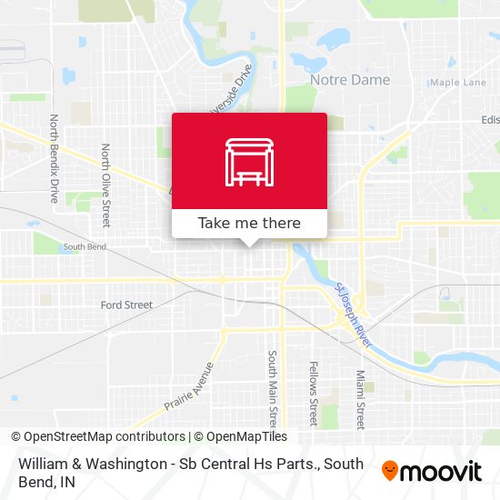 William & Washington - Sb Central Hs Parts. map