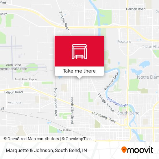 Marquette & Johnson map