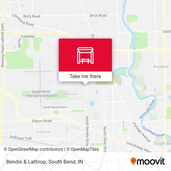 Bendix & Lathrop map