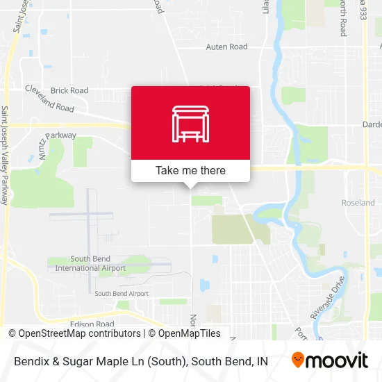 Bendix & Sugar Maple Ln (South) map