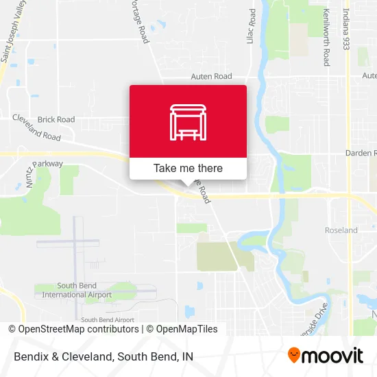 Bendix & Cleveland map