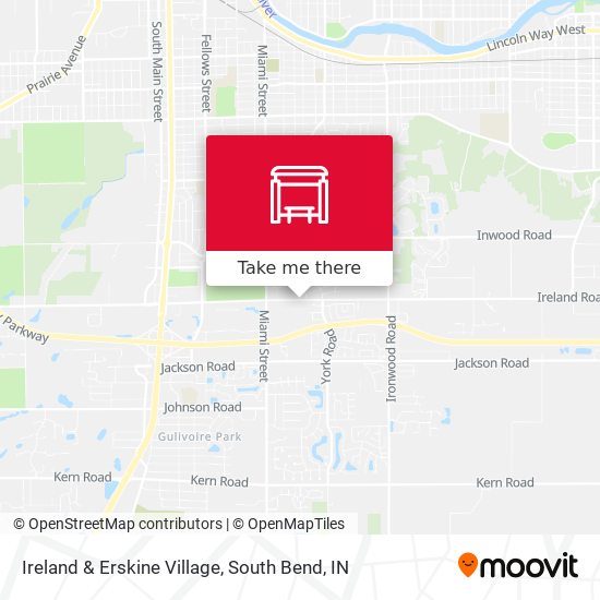 Ireland & Erskine Village map